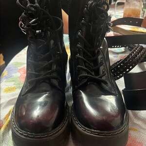 Union Bay Karlie Lace Up Combat Boots
